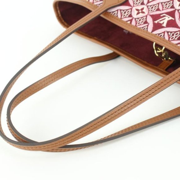 Louis Vuitton Bordeaux Monogram Since 1854 Neverfull MM Tote 23lz53s - Picture 3 of 12